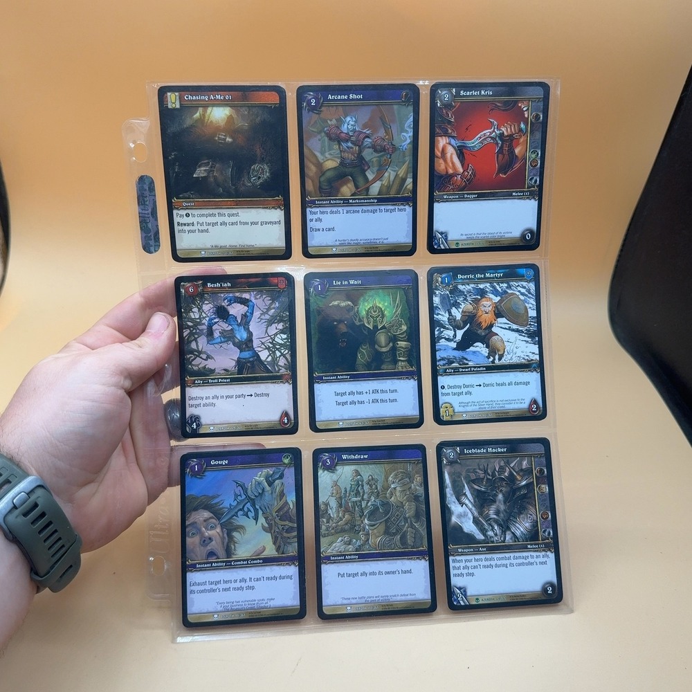 World of Warcraft WoW TCG Trading Card Lot 18 Cards Azeroth Set Mixed Common